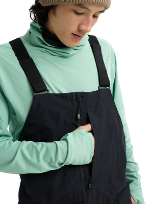 
                  
                    Load image into Gallery viewer, BURTON RESERVE GORE TEX 2L BIB SNOWBOARD PANT - TRUE BLACK - 2026 SNOWBOARD PANTS
                  
                