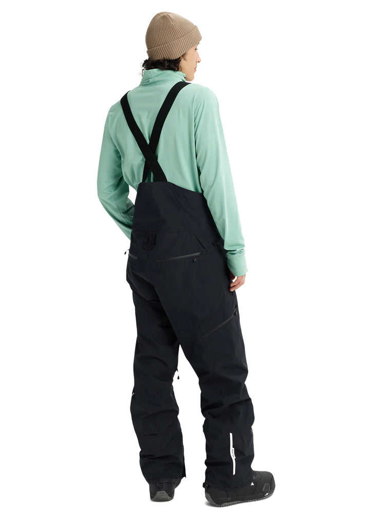 BURTON RESERVE GORE TEX 2L BIB SNOWBOARD PANT - TRUE BLACK - 2026 SNOWBOARD PANTS