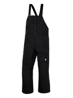 BURTON RESERVE GORE TEX 2L BIB SNOWBOARD PANT - TRUE BLACK - 2026 TRUE BLACK SNOWBOARD PANTS