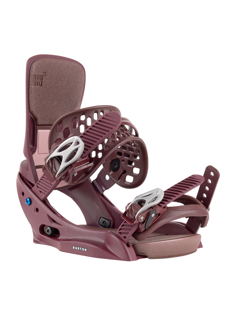 BURTON WOMENS LEXA X EST SNOWBOARD BINDINGS - ALMANDINE - 2024 MEDIUM ALMANDINE SNOWBOARD BINDINGS