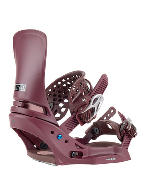 
                  
                    Load image into Gallery viewer, BURTON WOMENS LEXA X EST SNOWBOARD BINDINGS - ALMANDINE - 2024 SNOWBOARD BINDINGS
                  
                