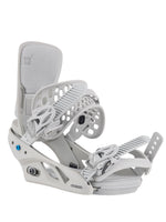 BURTON WOMENS LEXA X SNOWBOARD BINDINGS - GRAY LOGO - 2024 LARGE GRAY LOGO SNOWBOARD BINDINGS