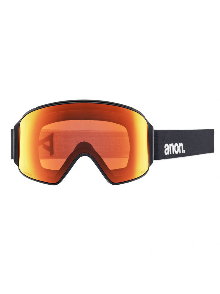 ANON M4 CYLINDRICAL SNOWBOARD GOGGLES - BLACK SUNNY RED - 2025 GOGGLES