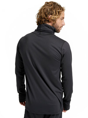
                  
                    Load image into Gallery viewer, BURTON MIDWEIGHT BASE LAYER LONG NECK SHIRT - TRUE BLACK - 2024 BASE LAYERS
                  
                