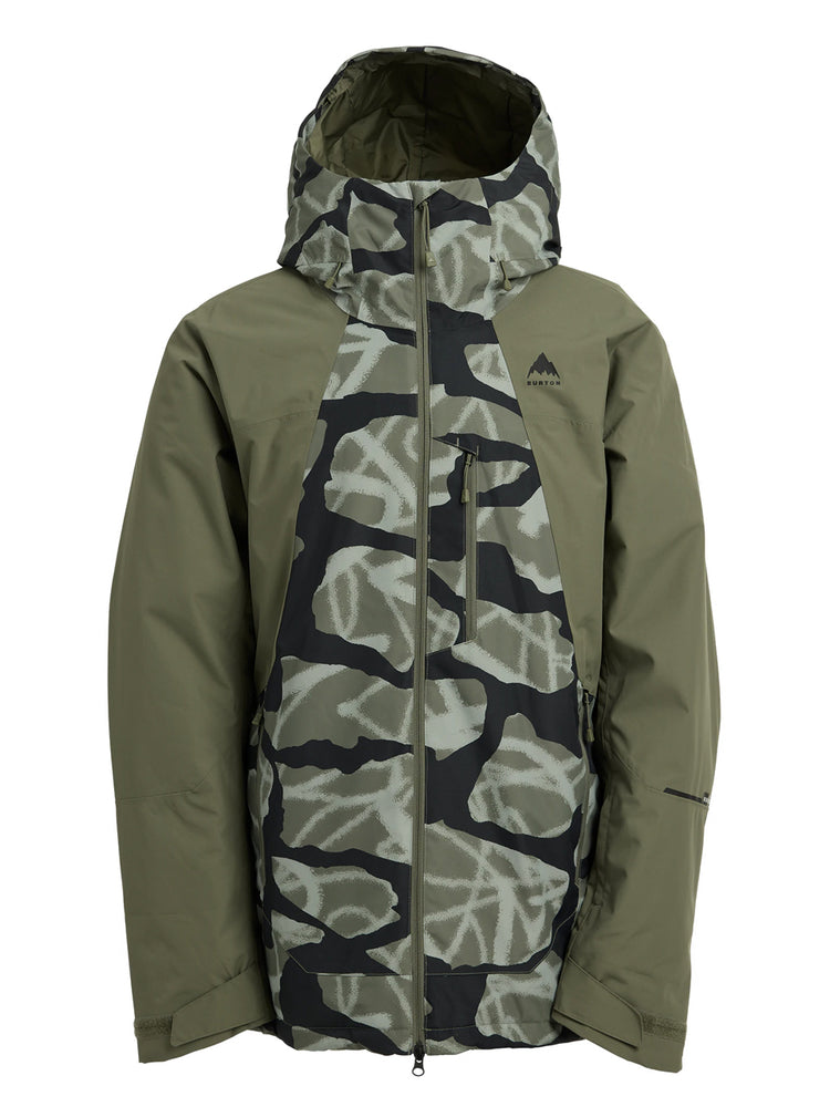BURTON RESERVE 2L INSULATED SNOWBOARD JACKET - GRAFFITI CAMO/FOREST MOSS - 2026 GRAFFITI CAMO FOREST MOSS SNOWBOARD JACKETS