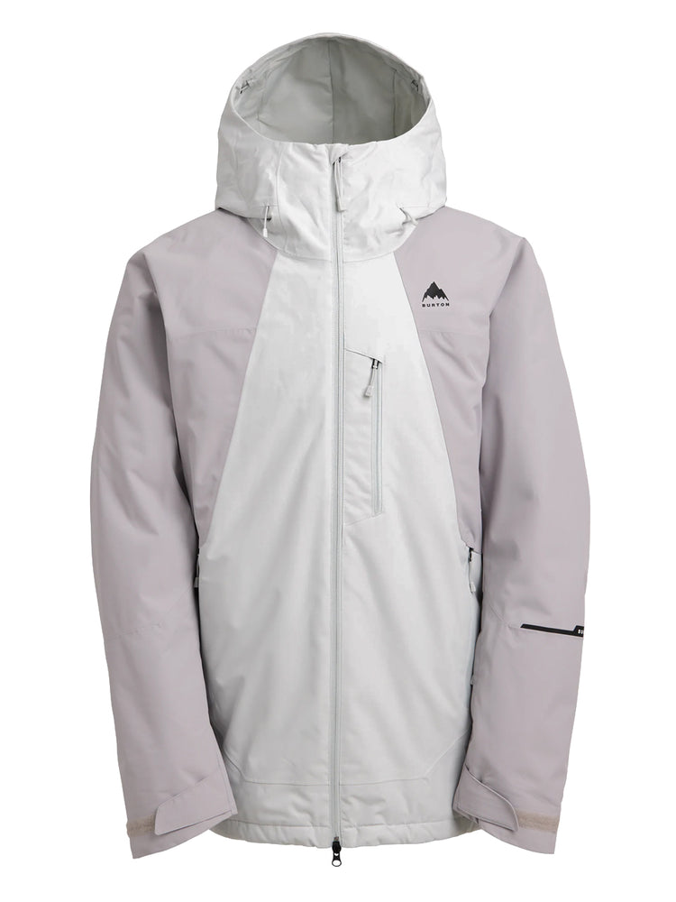 BURTON RESERVE 2L INSULATED SNOWBOARD JACKET - GRAY CLOUD/WASHED LAVENDER - 2026 GARY CLOUD WASHED LAVENDER SNOWBOARD JACKETS