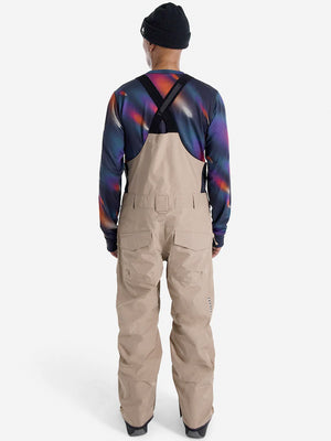 BURTON RESERVE GORE TEX 2L BIB SNOWBOARD PANT - SUMMIT TAUPE - 2025 SNOWBOARD PANTS
