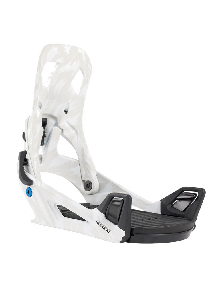 BURTON STEP ON RE:FLEX SNOWBOARD BINDINGS - GRAY WHITE - 2025 GRAY WHITE SNOWBOARD BINDINGS