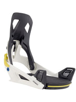 BURTON STEP ON RE:FLEX SNOWBOARD BINDINGS - WHITE GRAPHIC - 2024 WHITE GRAPHIC SNOWBOARD BINDINGS