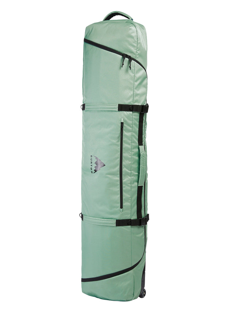 burton 156 snowboard bag Wheelie Flight Attendant Bag, Sharkskin / 166 Ready Storage Lockable zipper pulls fit TSA Snowboard Sac Ski Burton Space