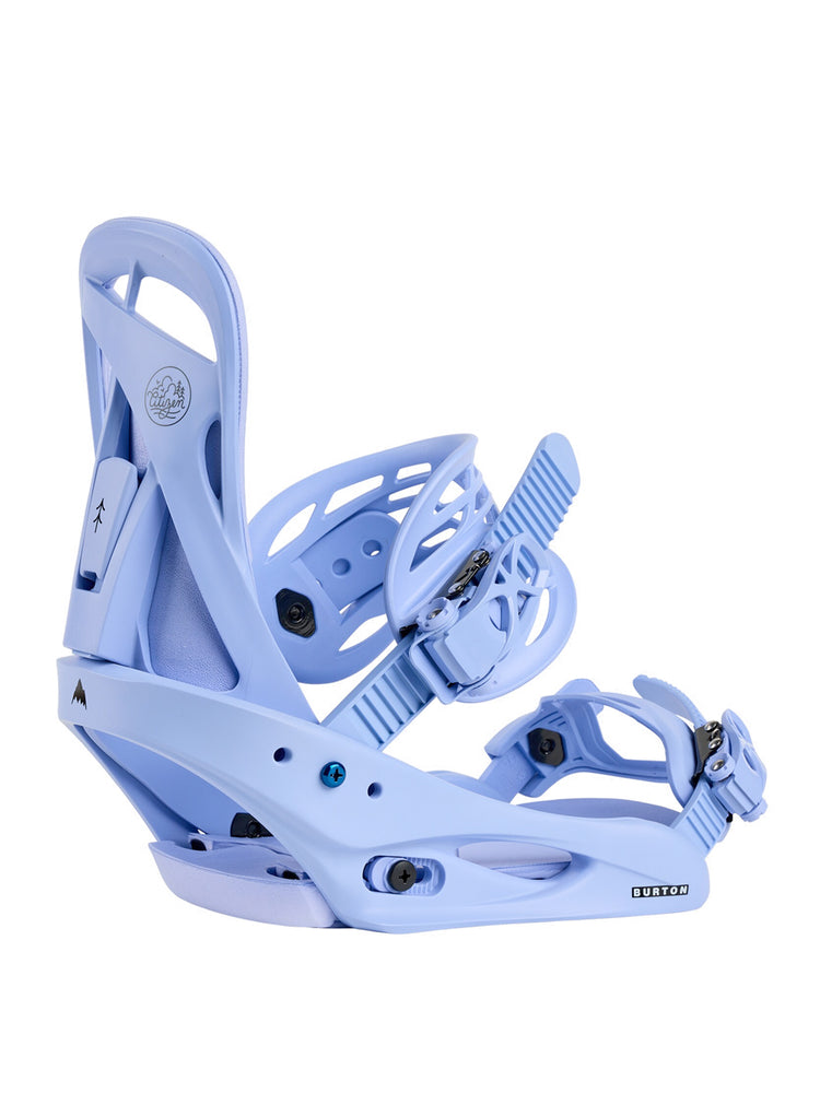 BURTON WOMENS CITIZEN SNOWBOARD RE:FLEX BINDINGS - PERIWINKLE - 2026 SNOWBOARD BINDINGS