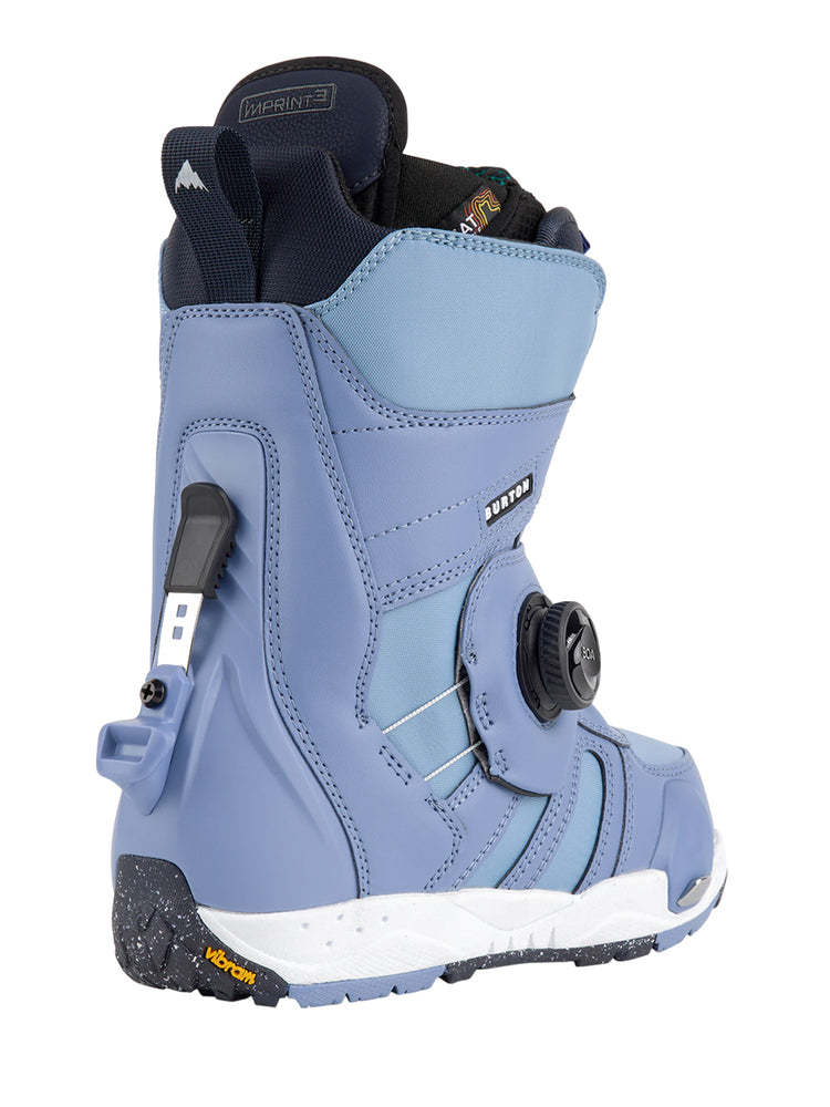 BURTON WOMENS FELIX STEP ON SNOWBOARD BOOTS - SLATE BLUE - 2024 SNOWBOARD BOOTS