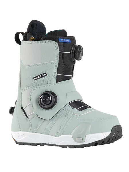 スノーボード Burton Women's Felix Step On 23.5 BURTON WOMENS FELIX STEP ON SNOWBOARD BOOTS - PETROL GREEN