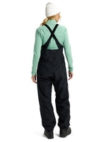 BURTON WOMENS RESERVE 2L BIB SNOWBOARD PANT - TRUE BLACK - 2026 SNOWBOARD PANTS