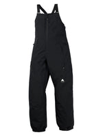 BURTON WOMENS RESERVE 2L BIB SNOWBOARD PANT - TRUE BLACK - 2026 TRUE BLACK SNOWBOARD PANTS