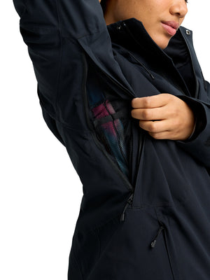 
                  
                    Load image into Gallery viewer, BURTON WOMENS RESERVE 2L INSULATED STRETCH SNOWBOARD JACKET - TRUE BLACK - 2026 SNOWBOARD JACKETS
                  
                