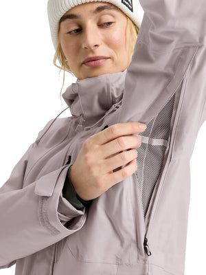 
                  
                    Load image into Gallery viewer, BURTON WOMENS RESERVE 2L INSULATED STRETCH SNOWBOARD JACKET - WASHED LAVENDER - 2026 SNOWBOARD JACKETS
                  
                