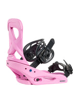 BURTON WOMENS SCRIBE SNOWBOARD RE:FLEX BINDINGS - FUCHSIA PINK - 2026 SNOWBOARD BINDINGS