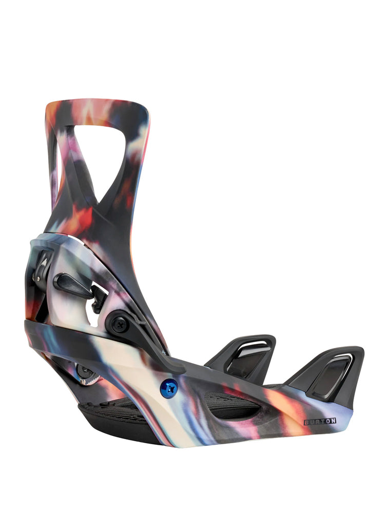 BURTON WOMENS STEP ON RE:FLEX SNOWBOARD BINDINGS - FLORAL BLUR - 2026 SNOWBOARD BINDINGS