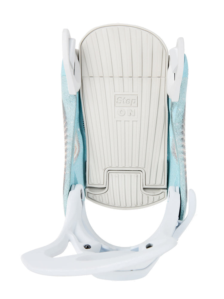 
                  
                    Load image into Gallery viewer, BURTON WOMENS STEP ON RE:FLEX SNOWBOARD BINDINGS - WHITE GRAPHIC - 2024 SNOWBOARD BINDINGS
                  
                