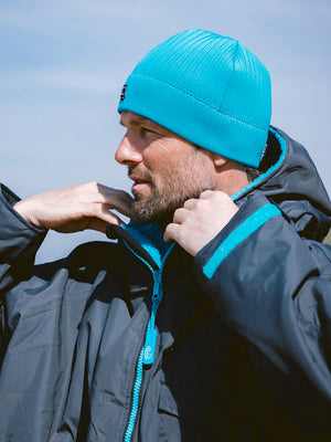 
                  
                    Load image into Gallery viewer, C-Skins Storm Chaser 2mm Neoprene Beanie - Teal Blue Wetsuit hoods and beanies
                  
                