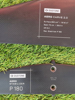 
                  
                    Load image into Gallery viewer, 2024 Duotone Aero Carve 2.0 D/lab 850 / p180 used foil wing set Used Foils
                  
                