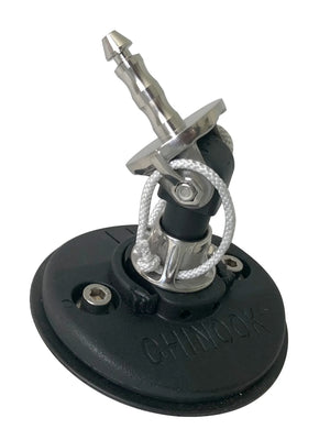
                  
                    Load image into Gallery viewer, Chinook 2 Bolt Pro Flex Mast Base Euro Pin Mast Bases
                  
                