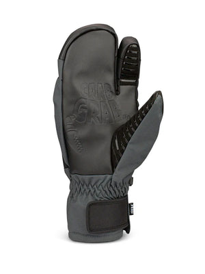 
                  
                    Load image into Gallery viewer, CRAB GRAB FREAK TRIGGER SNOWBOARD MITT - DOUBLE BLACK - 2025 SNOWBOARD GLOVES
                  
                
