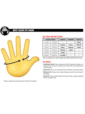 
                  
                    Load image into Gallery viewer, CRAB GRAB FREAK TRIGGER SNOWBOARD MITT - DOUBLE BLACK - 2025 SNOWBOARD GLOVES
                  
                