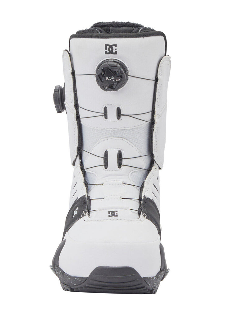 
                  
                    Load image into Gallery viewer, DC JUDGE DUAL BOA STEP ON SNOWBOARD BOOTS - WHITE BLACK PRINT - 2024 SNOWBOARD BOOTS
                  
                