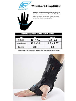 
                  
                    Load image into Gallery viewer, DEMON FLEXMETER DOUBLE SIDED WRIST GUARD SNOWBOARD GLOVE PROTECTION
                  
                