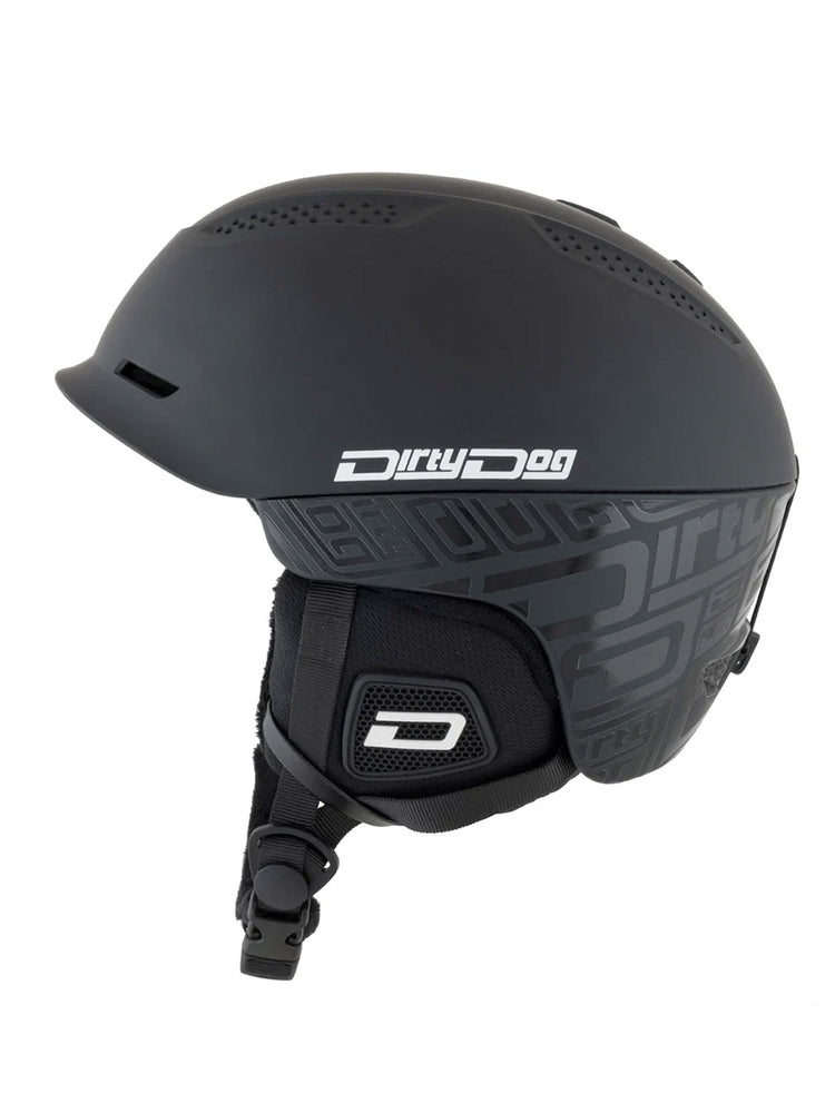 DIRTY DOG NOVA SNOWBOARD HEMLET - MATTE BLACK MATTE BLACK HELMETS