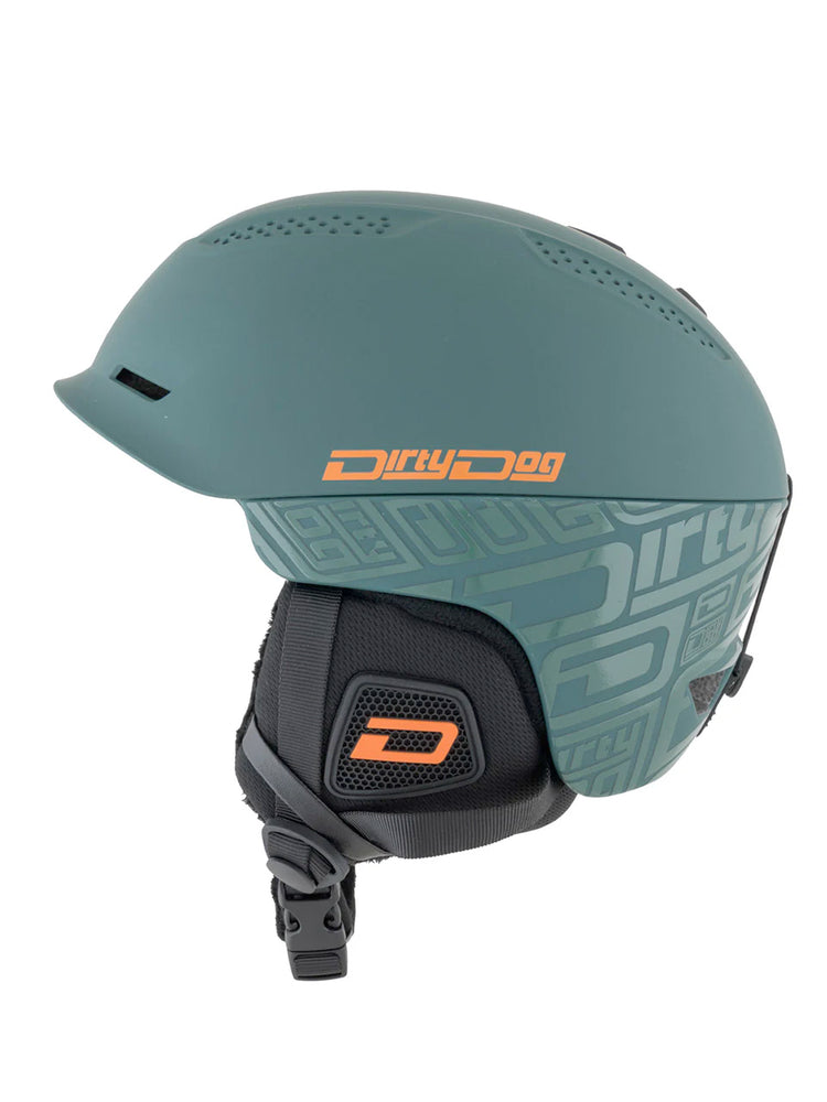 DIRTY DOG NOVA SNOWBOARD HEMLET - MATTE GREEN MATTE GREEN HELMETS