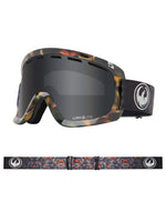 DRAGON D1 OTG SNOWBOARD GOGGLES - FIRE LEAF DARK SMOKE - 2024 FIRE LEAF DARK SMOKE GOGGLES