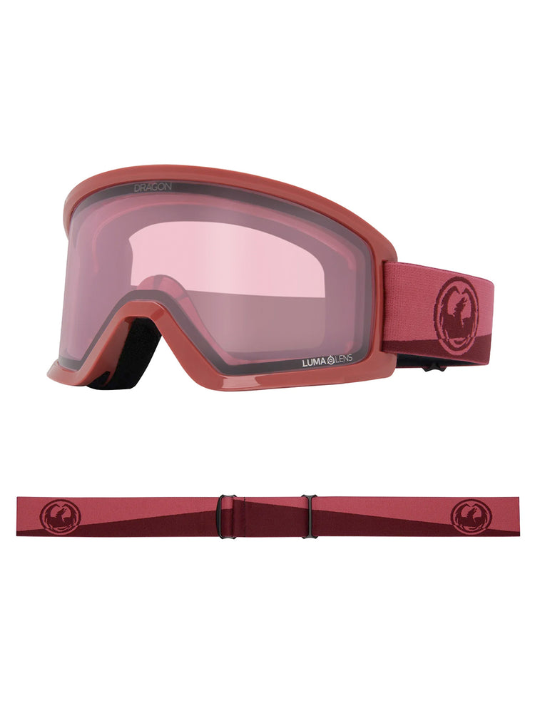 DRAGON DX3 OTG SNOWBOARD GOGGLES - FUSCHIA LIGHT ROSE - 2024 FUSCHIA LIGHT ROSE GOGGLES