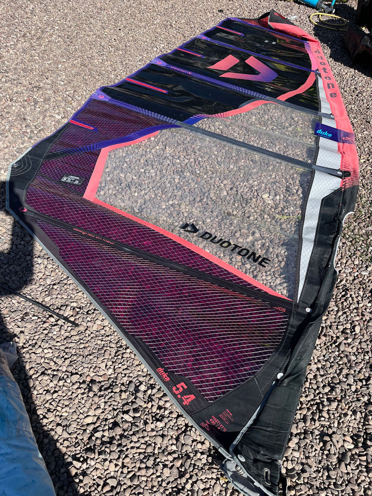 2023 Duotone Duke 5.4 m (head panel patch) Used windsurfing sails