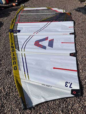 
                  
                    Load image into Gallery viewer, 2025 Duotone E Pace SLS 7.3 m2 Used windsurfing sails
                  
                