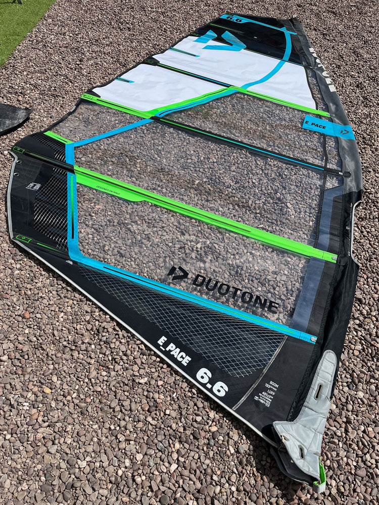 2020 Duotone E Pace 6.6 m2 Used windsurfing sails