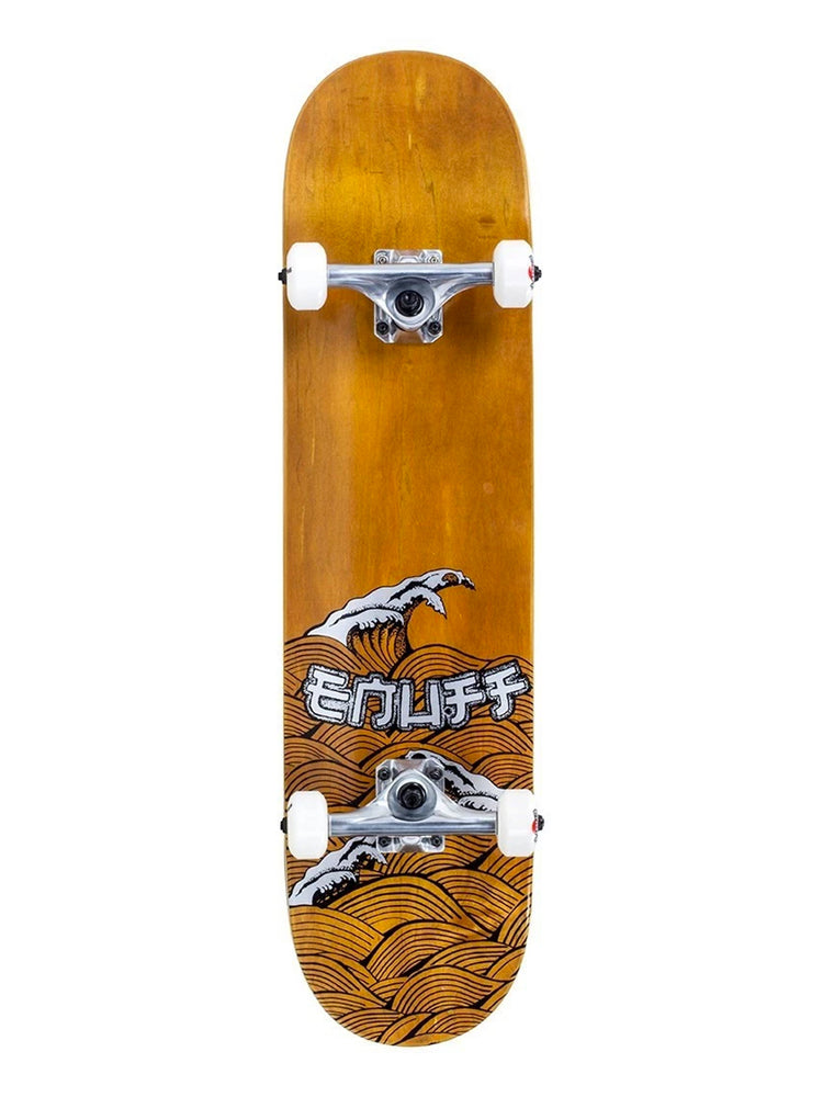 ENUFF BIG WAVE COMPLETE SKATEBOARD - BROWN SILVER 8 BROWN skateboard completes
