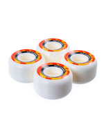 ENUFF CONICAL - SKATEBOARD WHEELS 54 WHITE ORANGE SKATEBOARD WHEELS