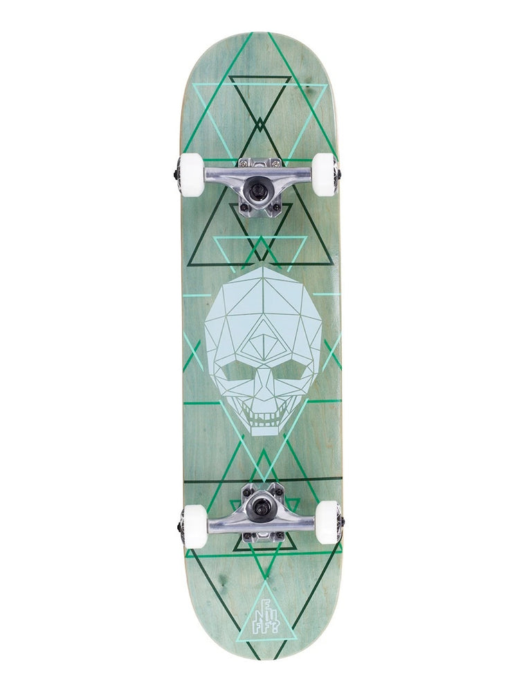 ENUFF GEO SKULL SKATEBOARD COMPLETE 8 GREEN skateboard completes