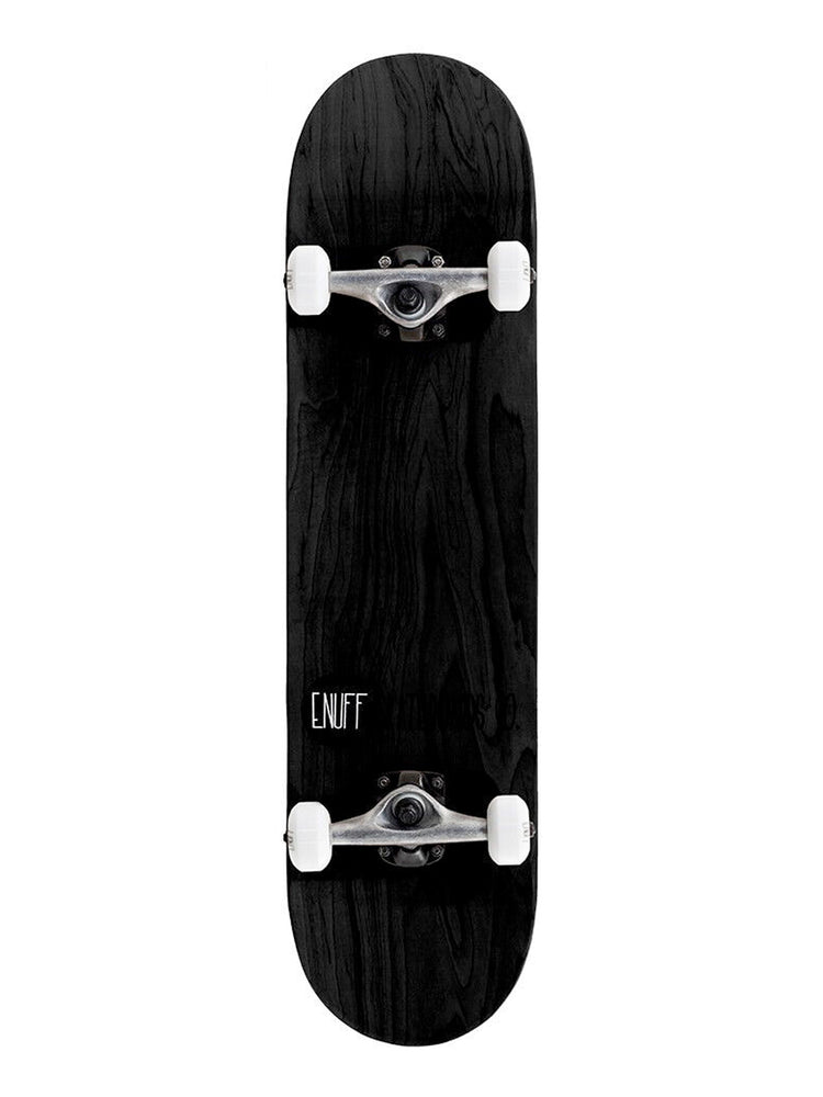 ENUFF LOGO STAIN SKATEBOARD COMPLETE 8 BLACK skateboard completes