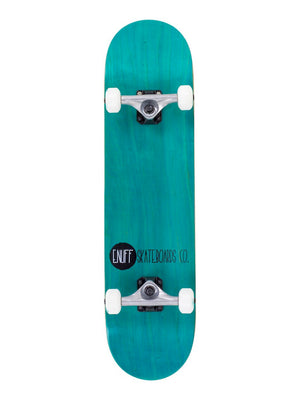 ENUFF LOGO STAIN SKATEBOARD COMPLETE 8 TEAL skateboard completes