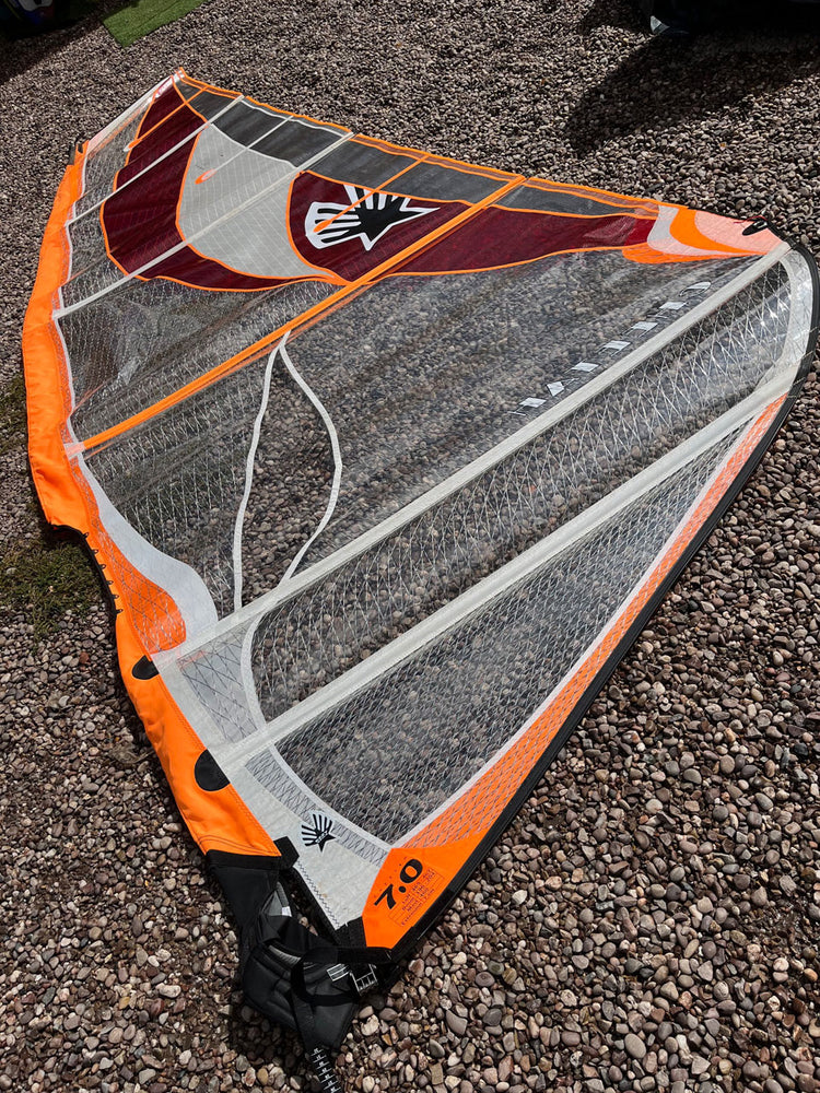 2017 Ezzy Cheetah 7.0 m2 Used windsurfing sails