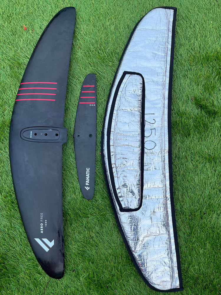 2023 Fanatic Aero Free used wing set 1250 /250 Used Foils