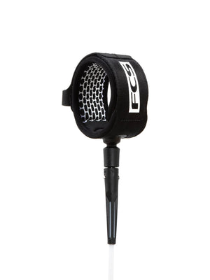 
                  
                    Load image into Gallery viewer, FCS ALL ROUND ESSENTIALS 7&amp;#39; SURFBOARD LEASH 7&amp;#39; WHITE BLACK SURF LEASH
                  
                