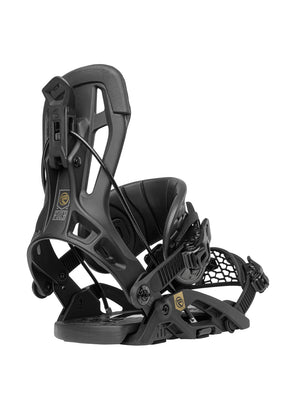 
                  
                    Load image into Gallery viewer, FLOW FUSE HYBRID SNOWBOARD BINDINGS - BLACK - 2024 SNOWBOARD BINDINGS
                  
                