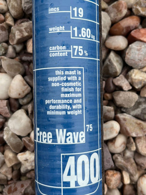Tushingham Freewave SDM 400 75% Carbon Used Windsurfing Mast Used windsurfing masts