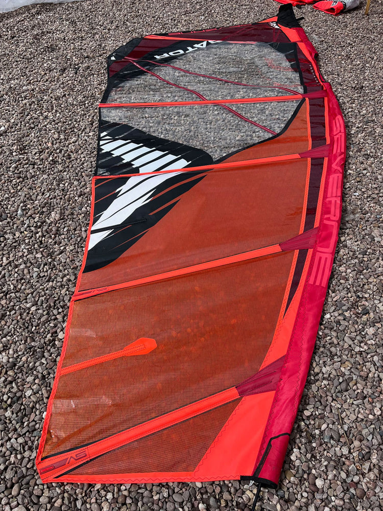 2023 Severne Gator 5.5 m2 red Used windsurfing sails