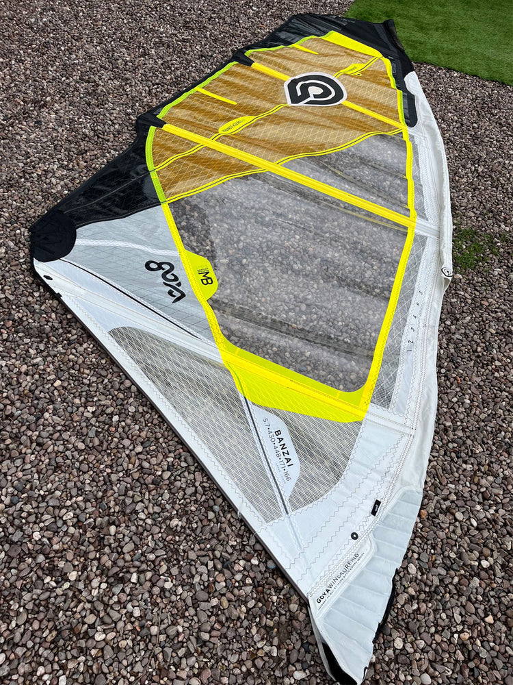 2016 Goya Banzai Pro 5.7 m2 yellow Used windsurfing sails